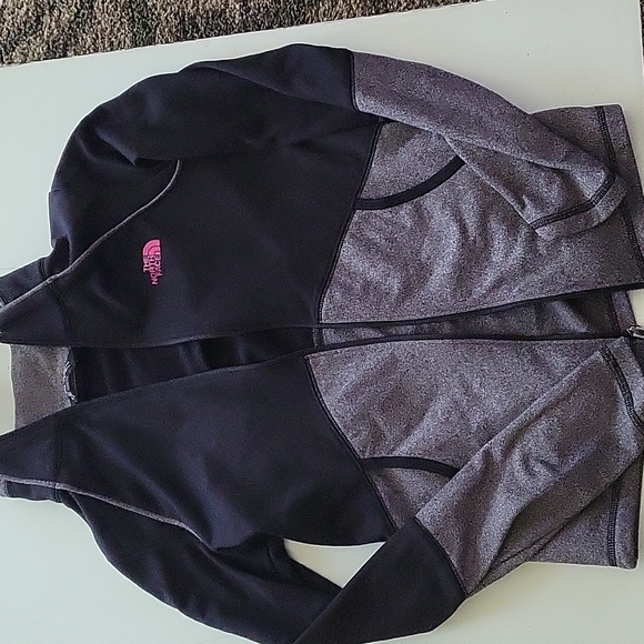 The North Face Tops - Full zipThe North Face womans black and gray Sweatshirt